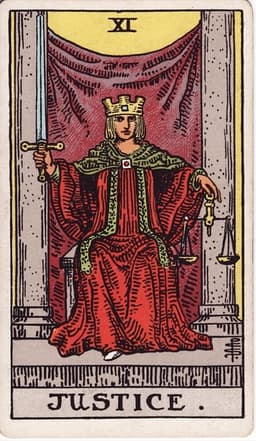 Tarot La justicia